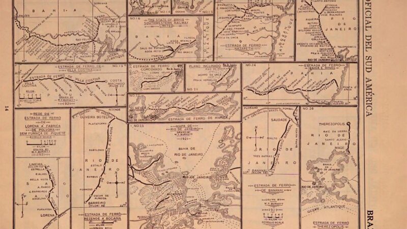 Guia del Sud América – Ferrovias em 1921