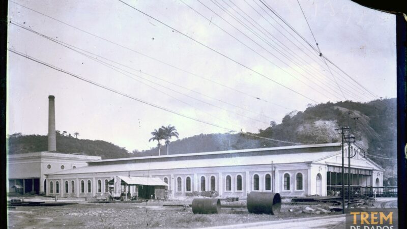 Usina e oficinas de Bondes da Cia. Cantareira Viação Fluminense