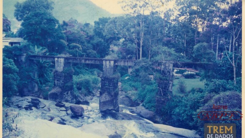 Ponte ferroviária sobre o Rio Paquequer em Teresópolis – RJ