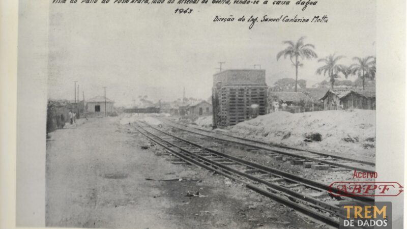 Vista do pátio do Posto Arará (1943)