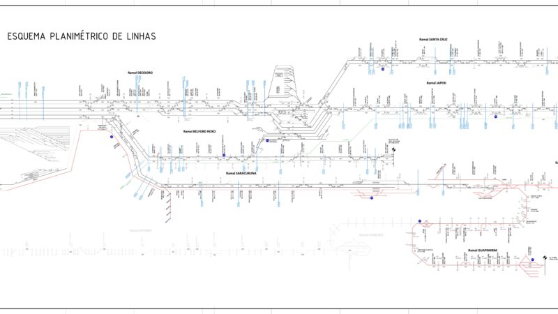 Diagrama de linhas da região metropolitana do Rio de Janeiro (2016)